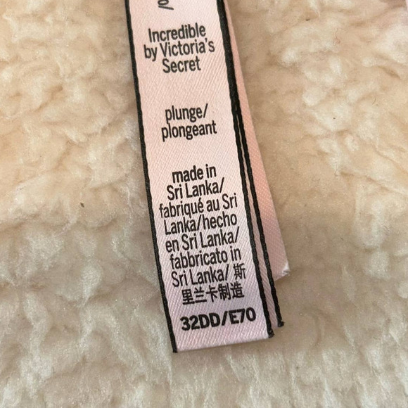 Victoria's Secret Bra Womens 32DD Pink Incredible Lightly Lined Plunge‎ Bra - Picture 7 of 9